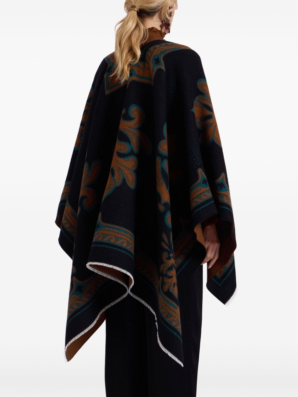 abstract-pattern poncho - 5