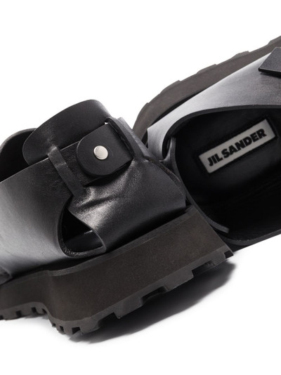 Jil Sander buckle-detail ridged-sole boots outlook