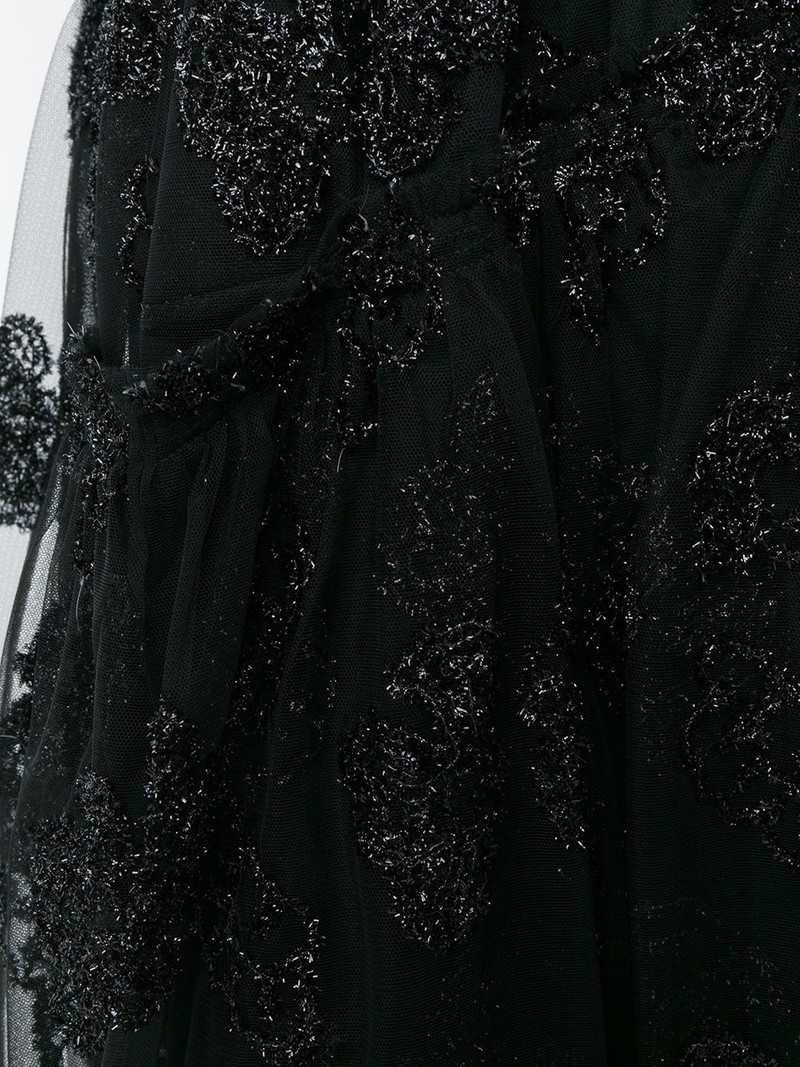 jacquard tulle midi skirt 5