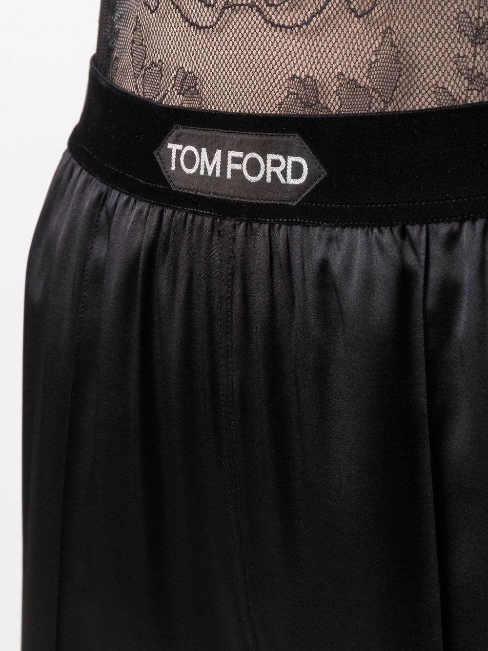 Tom Ford High-waisted Straight-leg Silk Trousers - 4