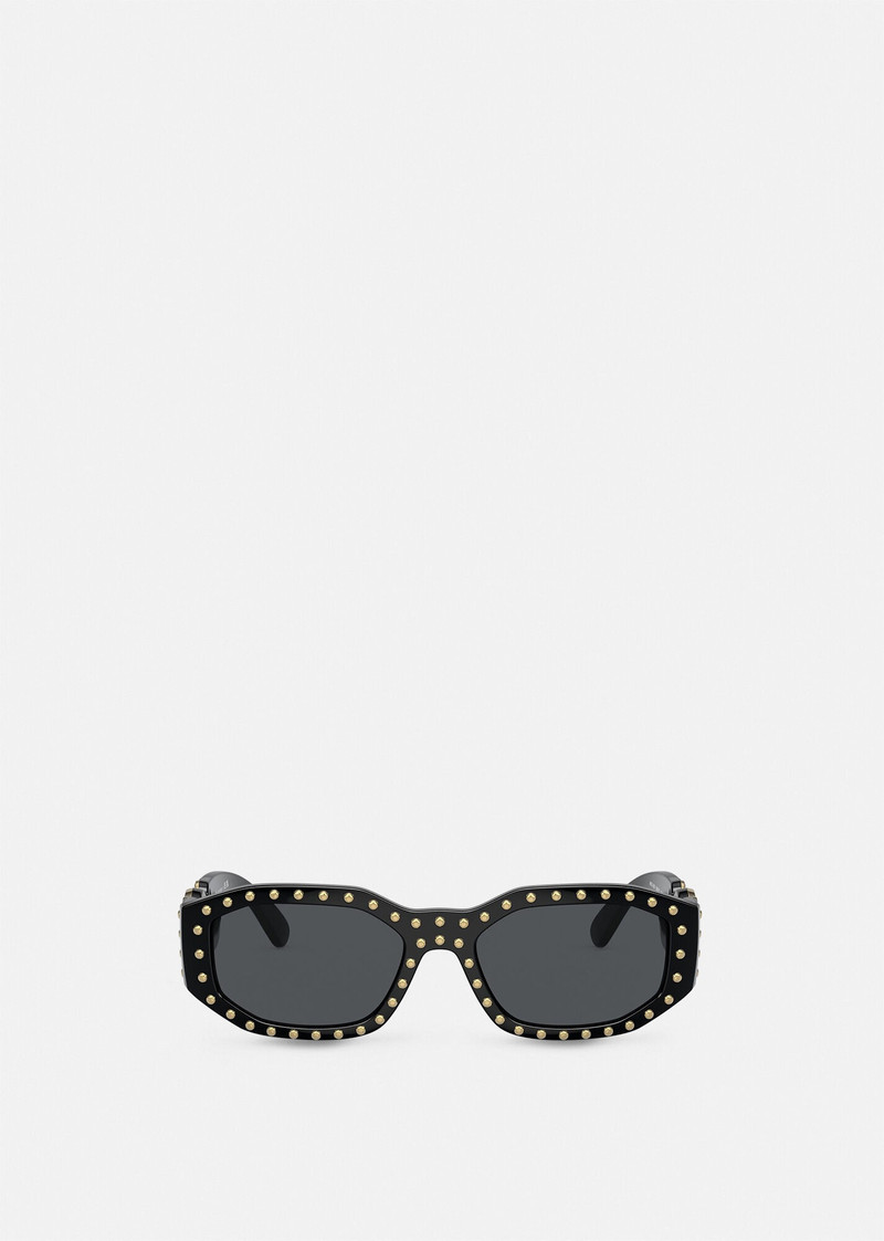 VERSACE Studded Medusa Biggie Sunglasses outlook