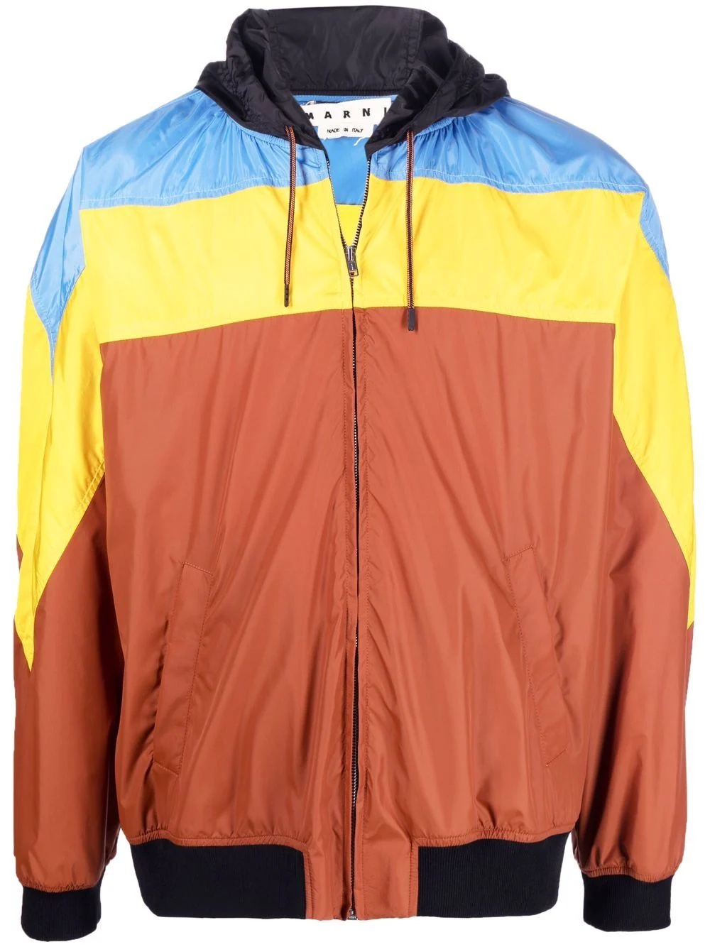 colour-block track jacket - 1