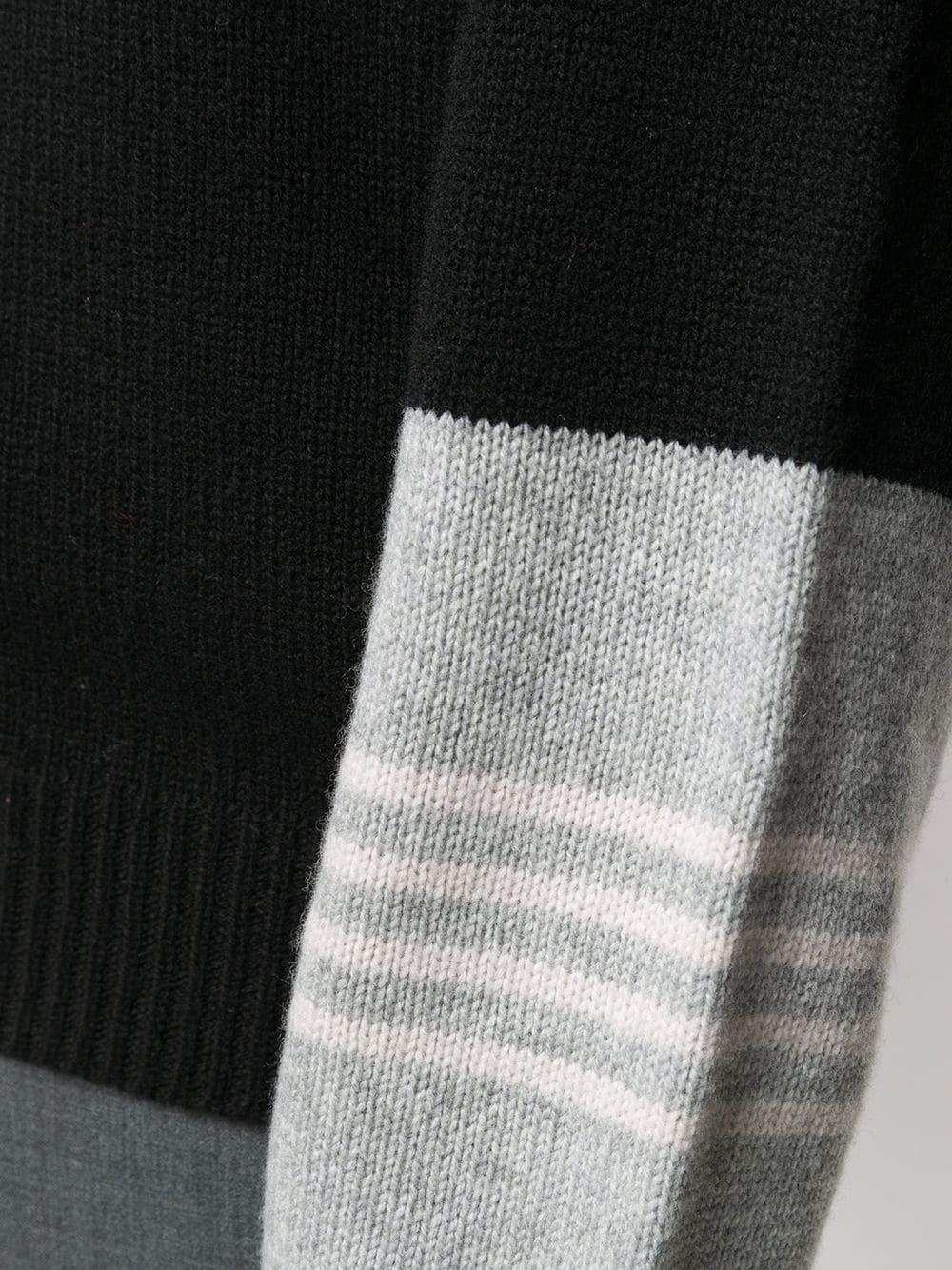 stripe-detail wool jumper - 5