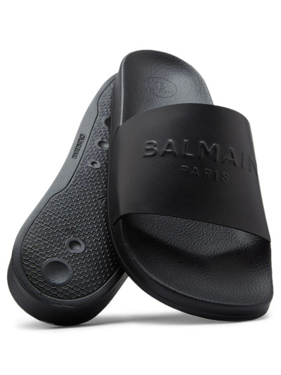 Balmain Calypso debossed logo slides outlook