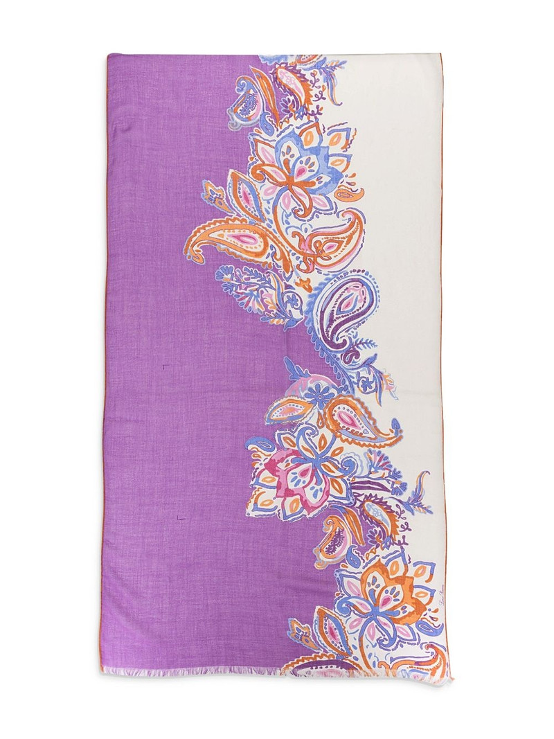 paisley-print scarf 1