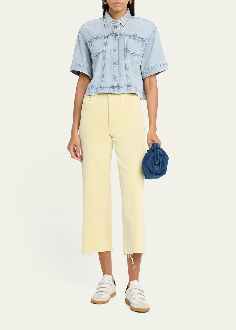 rag & bone Ultra Featherweight Abby Short-Sleeve Top outlook