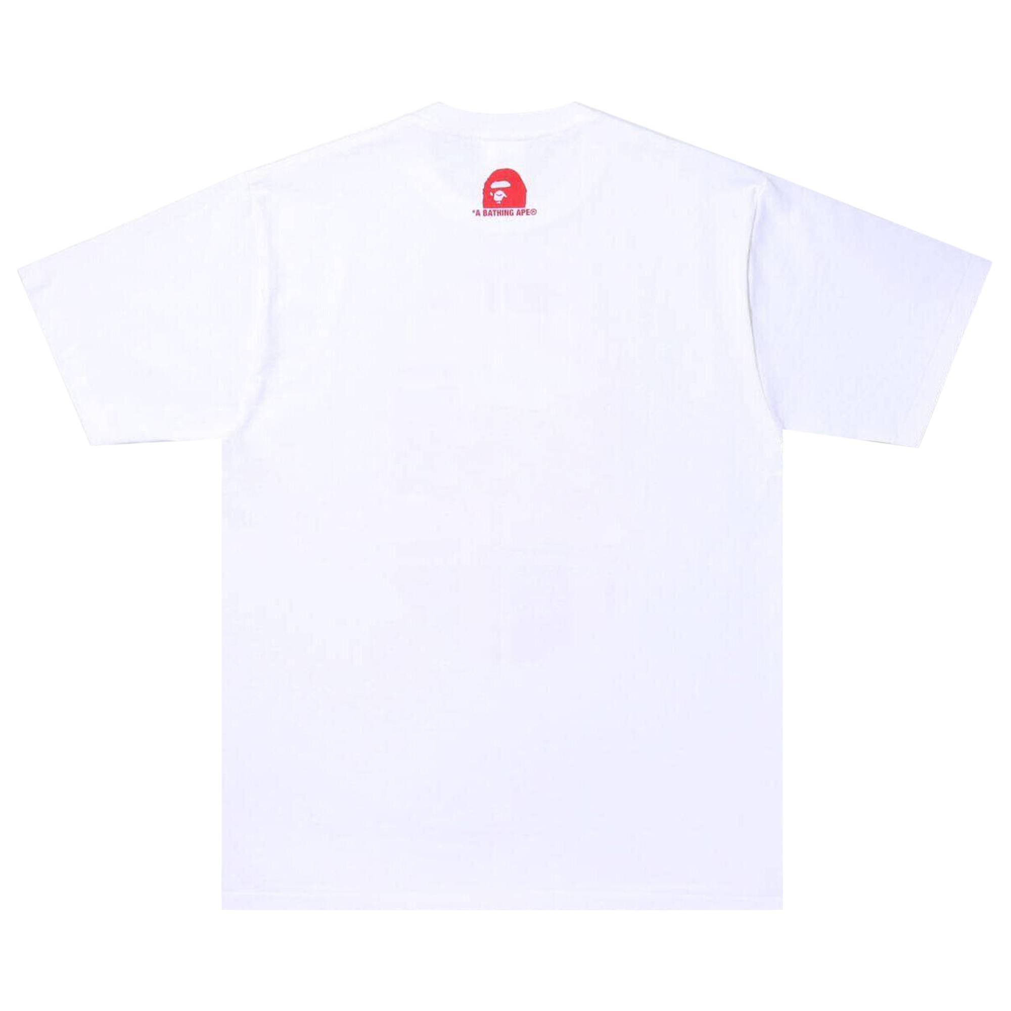 BAPE Check Gift Busy Works Tee 'White' - 2