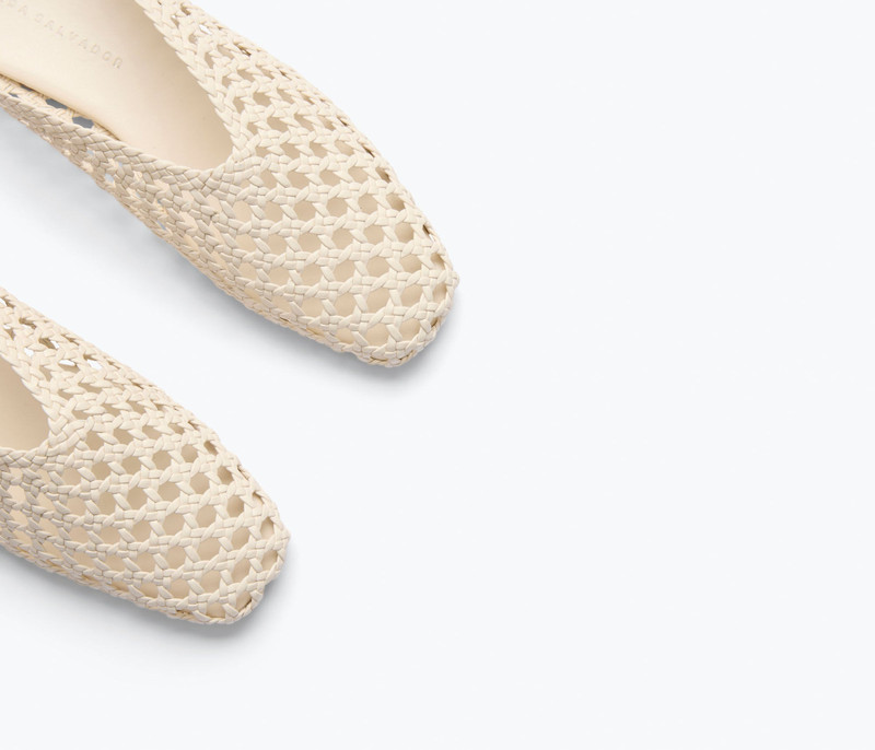 ETTA WOVEN ANKLE LACE-UP FLAT 7