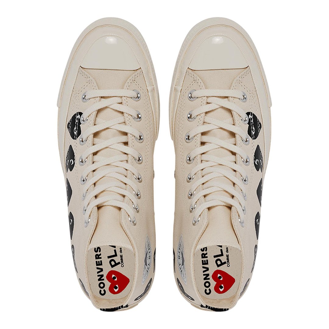 Converse Multi Black Heart High Top - 5