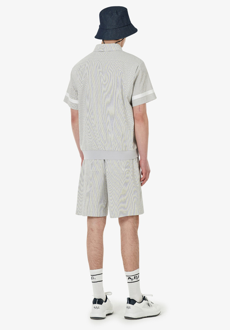 SEERSUCKER POLO A.P.C. GOLF 9