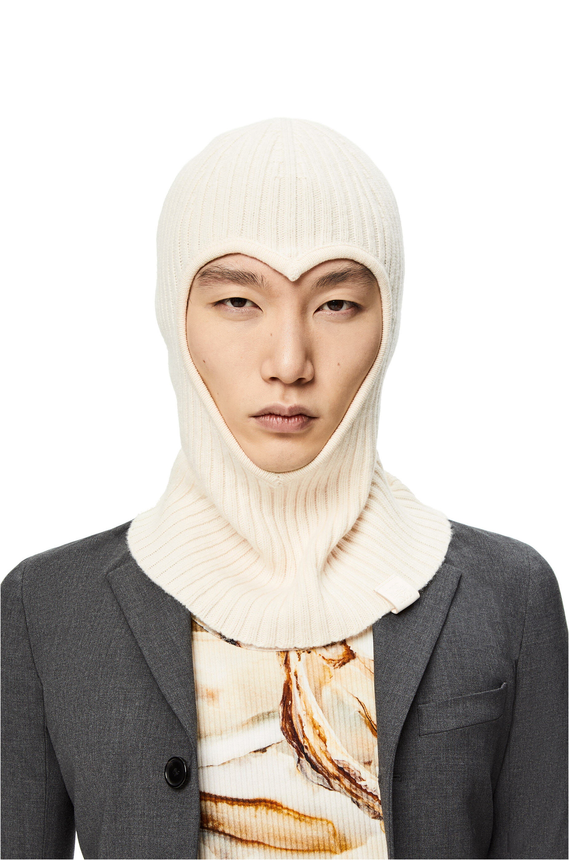 Heart balaclava in. wool - 2