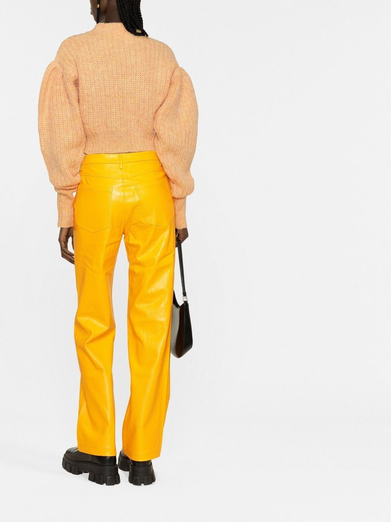 logo-print chunky-knit jumper 4