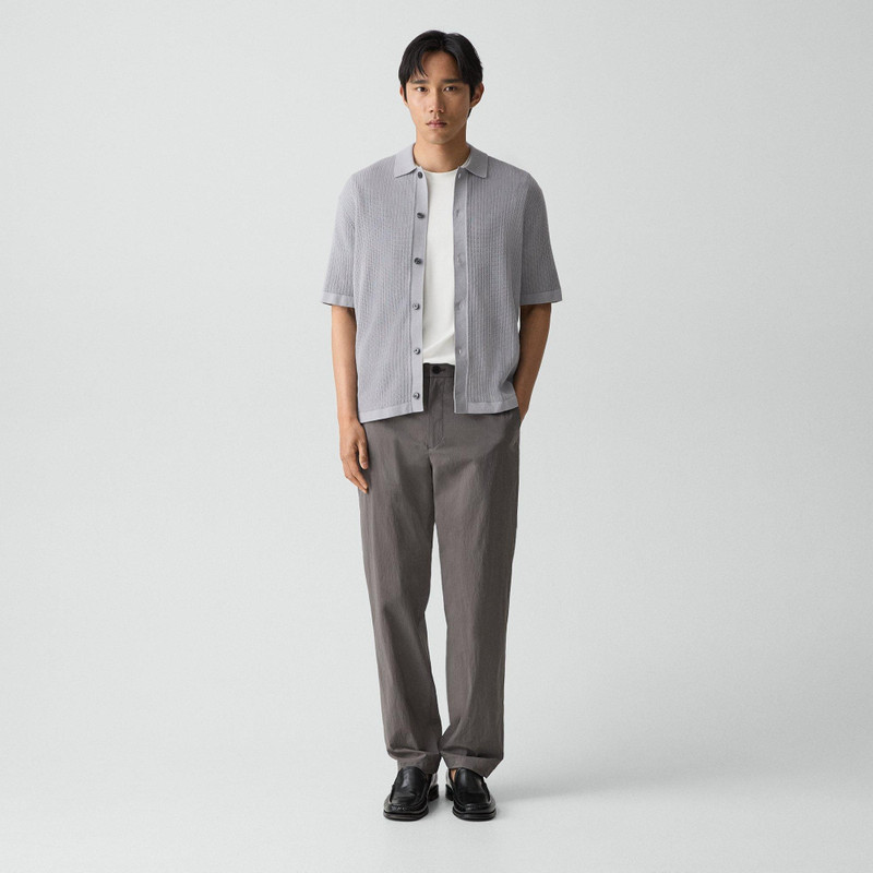 Theory Mesh Button-Up Shirt in Cotton outlook