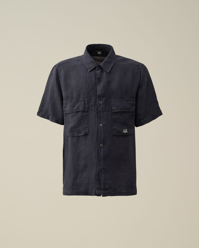 Linen Short Sleeved Shirt 1
