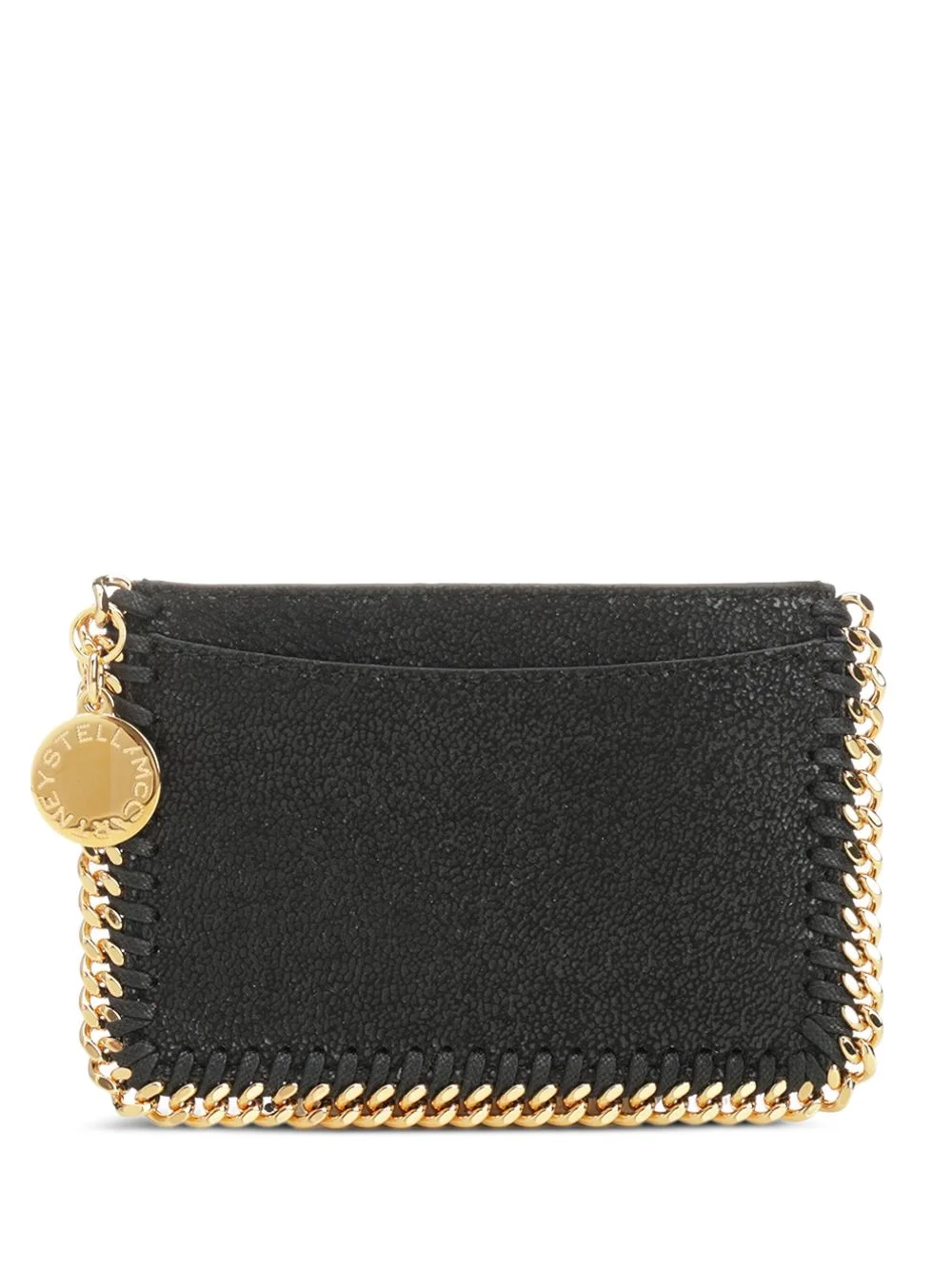 chain-trim charm-detail cardholder - 1