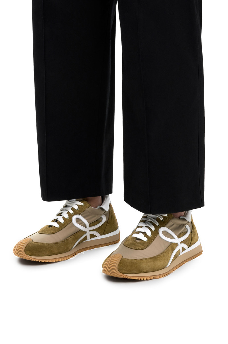 Loewe Flow Runner in nylon and suede outlook
