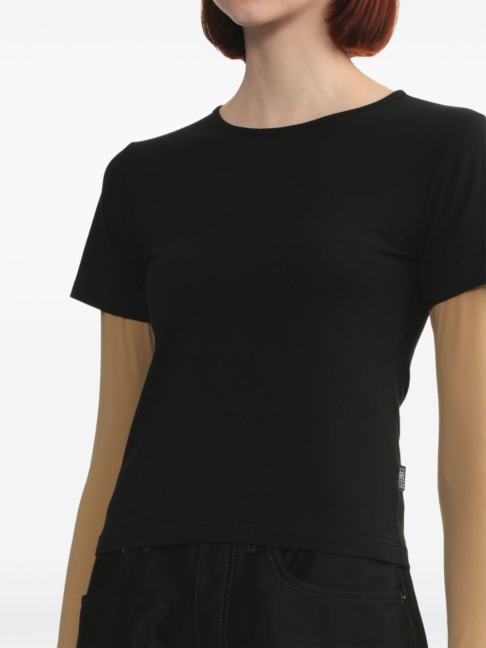 contrasting sleeves t-shirt - 5