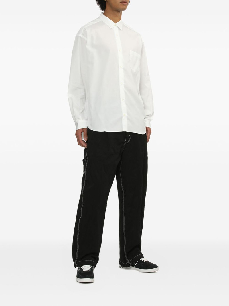 Comme des Garçons Homme logo-embroidered shirt outlook