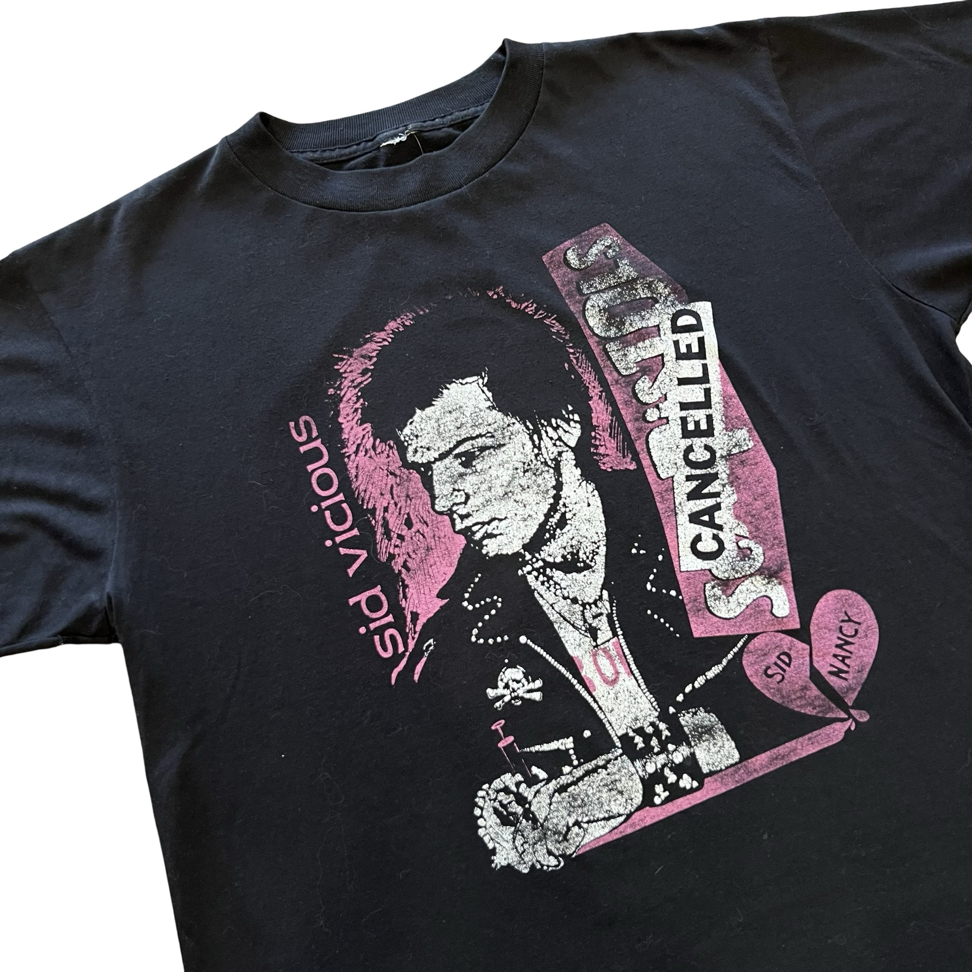 Final Blow - Vintage 90s Sid Vicious Canceled Punk T-Shirt SZ L - 2