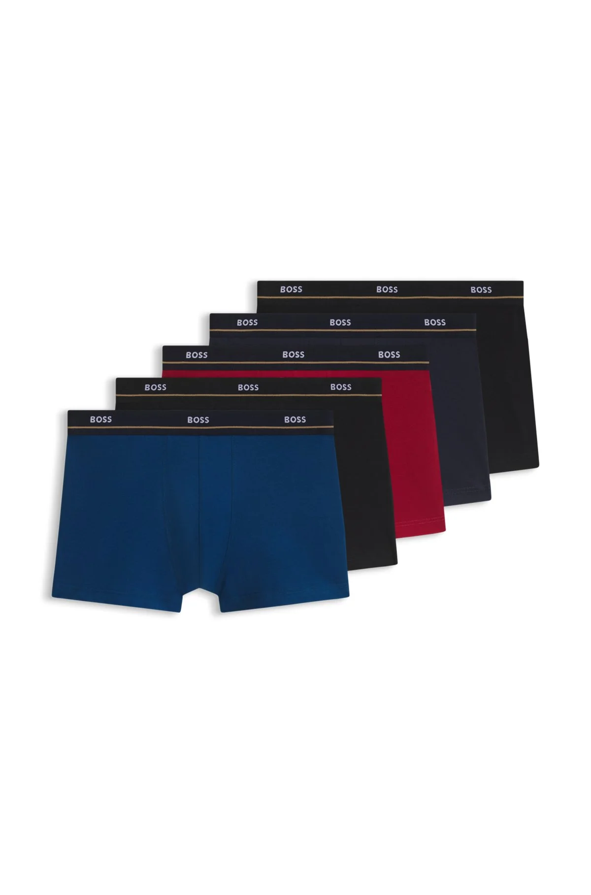 FIVE-PACK STRETCH-COTTON TRUNKS - 1