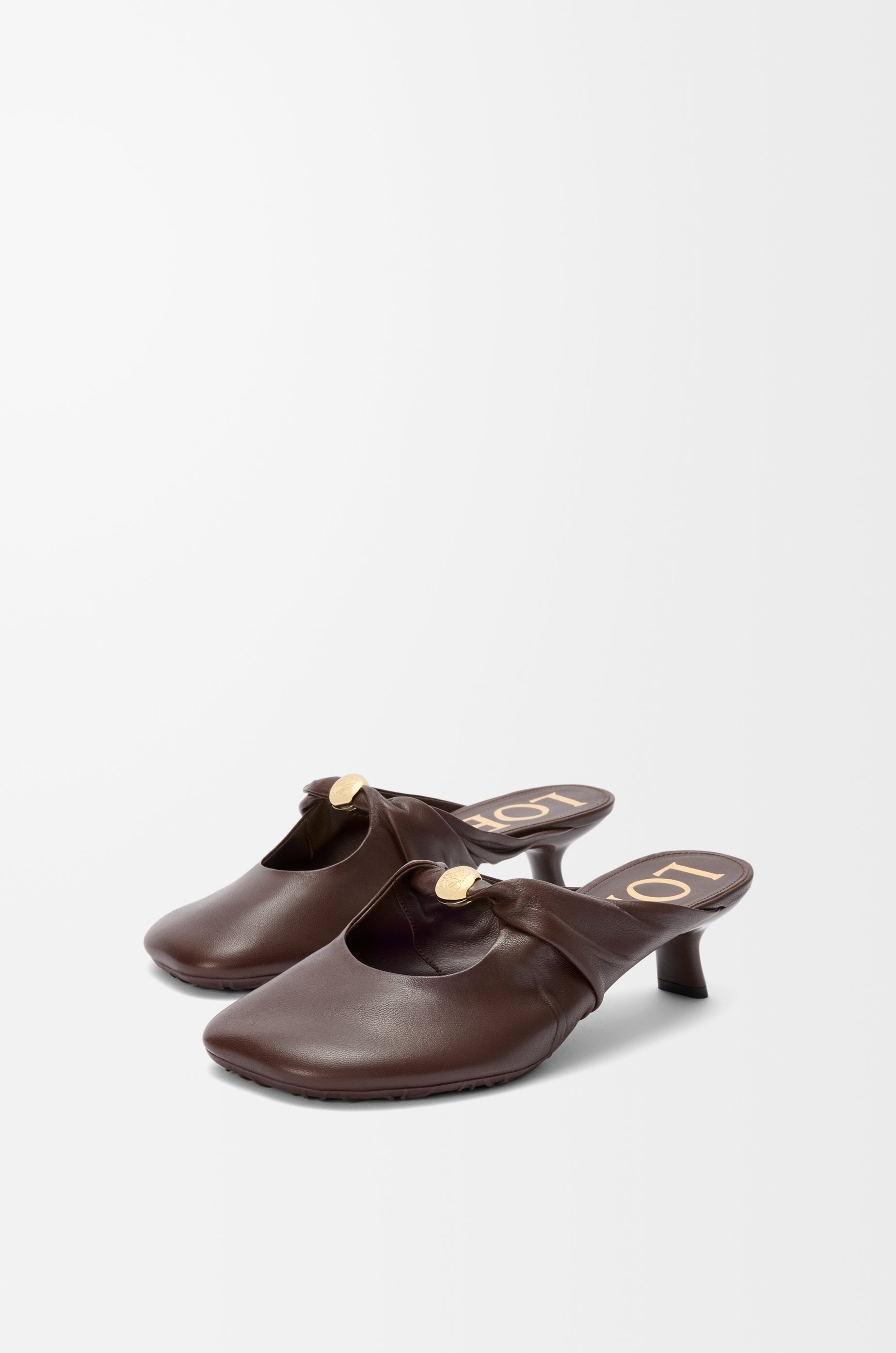 Pebble Soft mule in nappa lambskin - 3