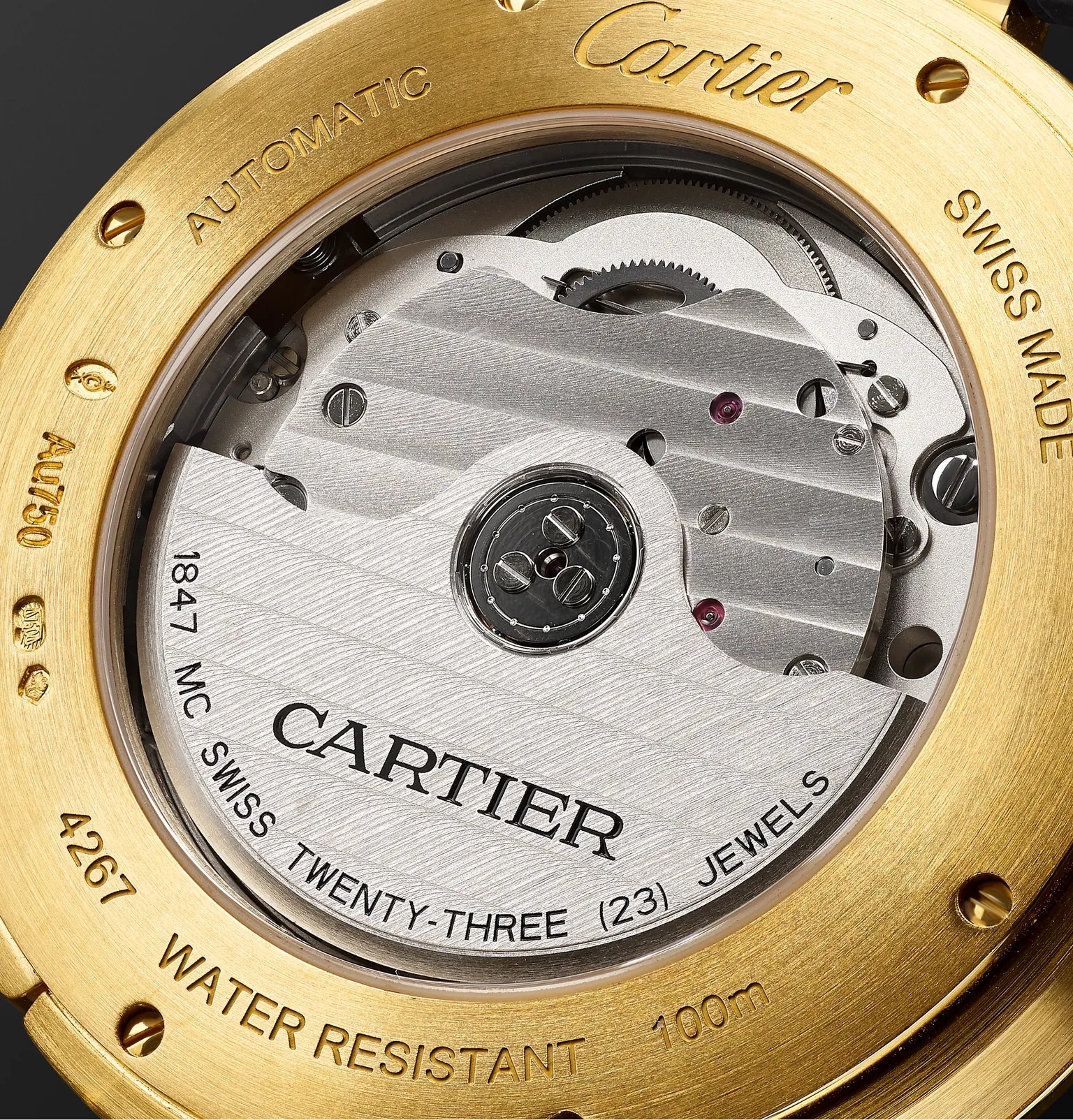 Pasha de Cartier Automatic 41mm 18-Karat Gold and Alligator Watch, Ref. No. WGPA0007 - 7