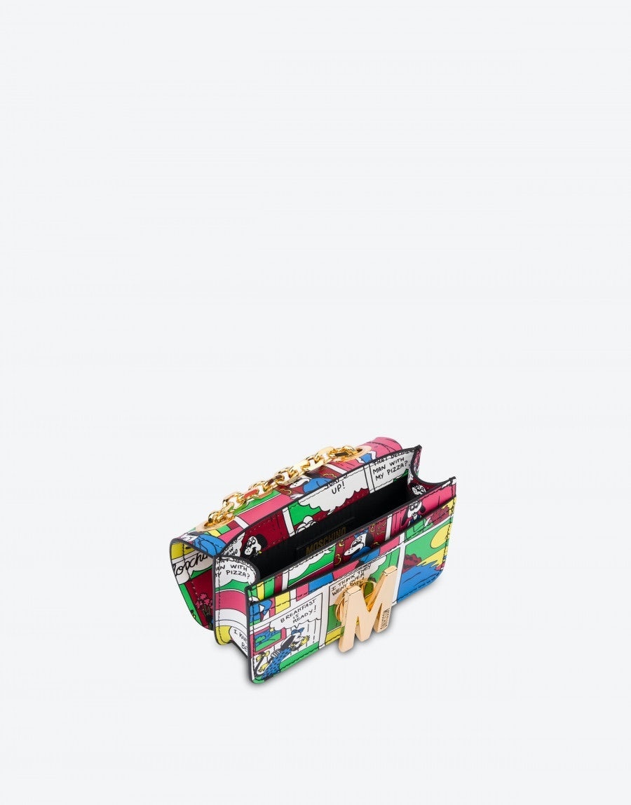 MOSCHINO COMICS MINI M SHOULDER BAG - 3