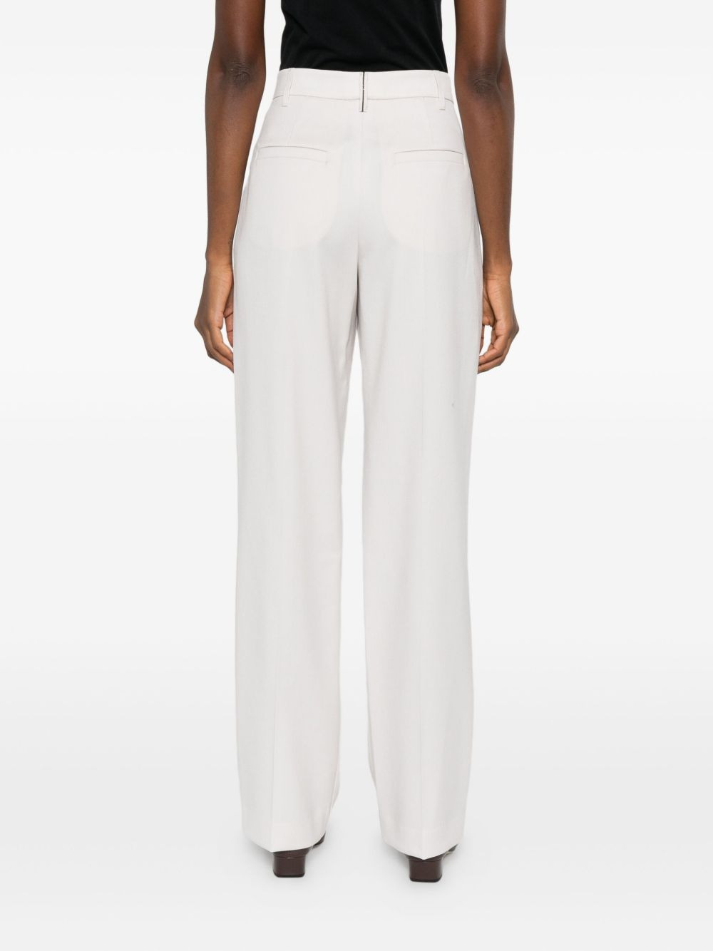 pleated-front trousers - 4