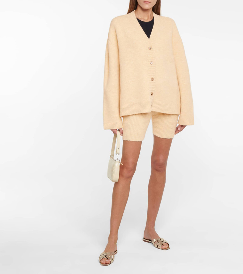 Nanushka Siu ribbed-knit biker shorts outlook