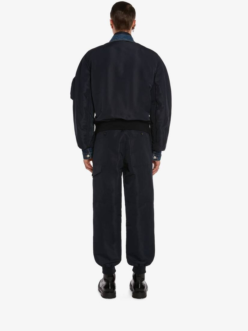 Polyfaille Military Jogger in Navy 4