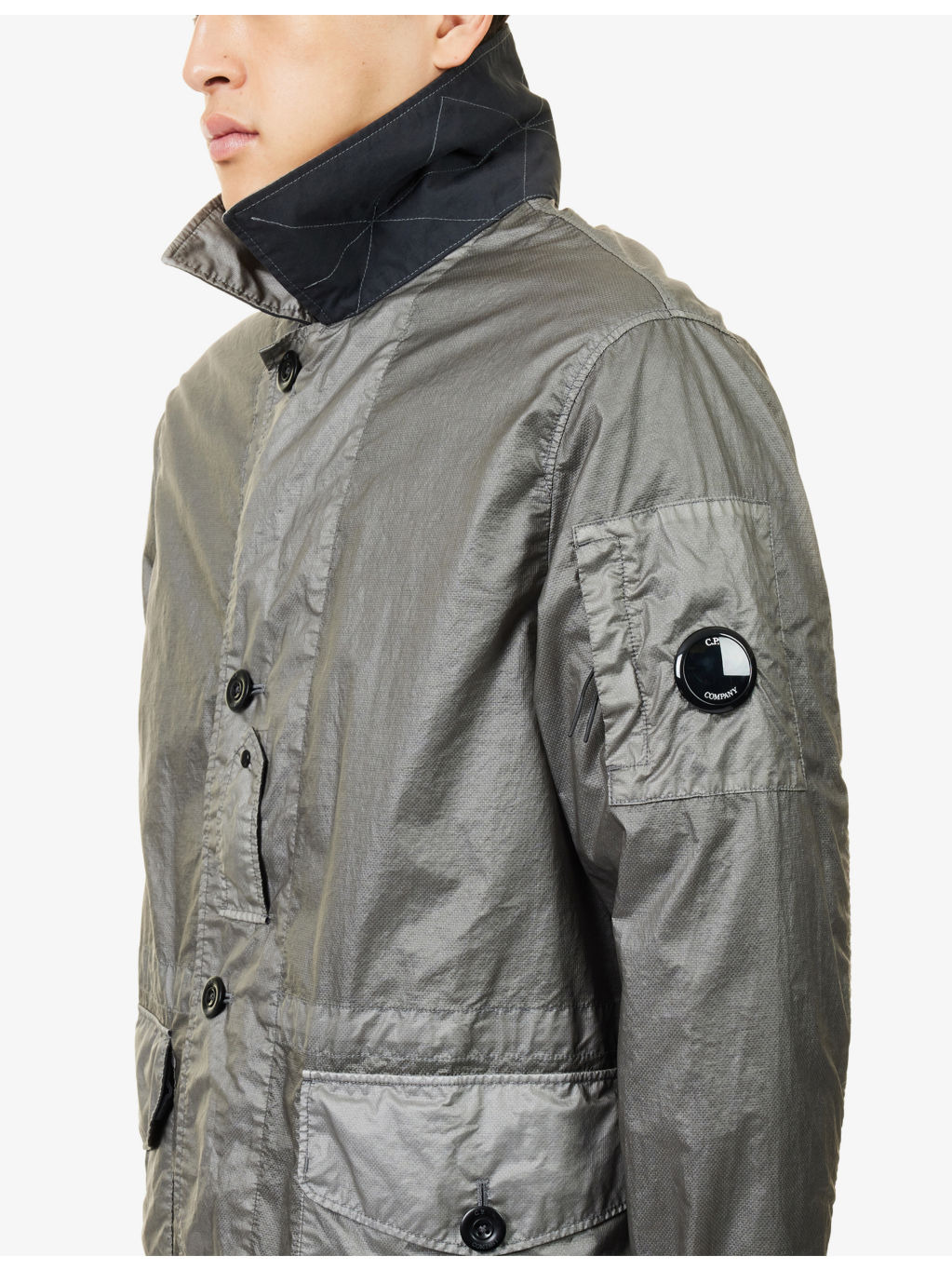 Opal Long-Length Nylon Overcoat - 5