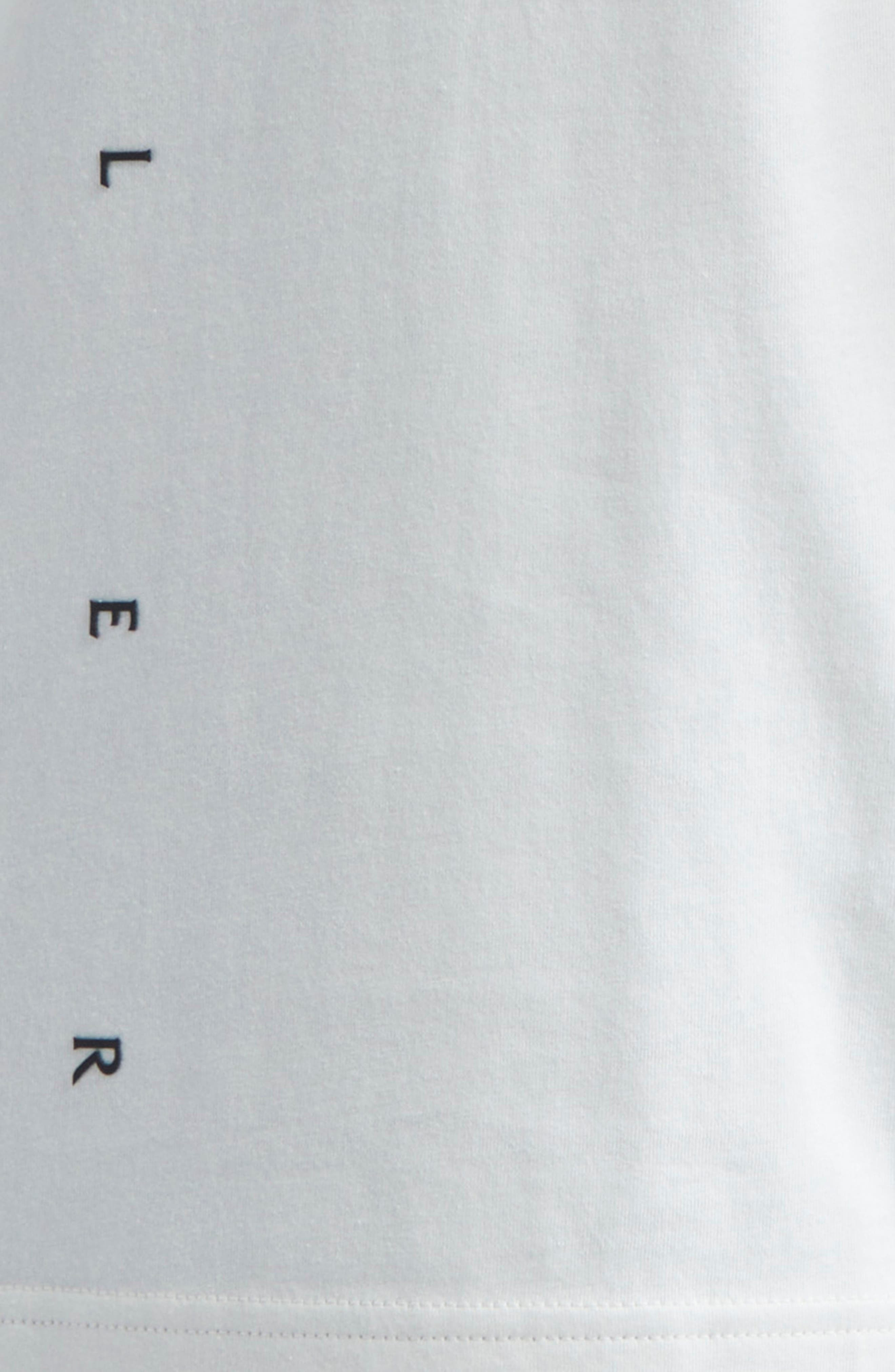 Moncler Cotton Logo Patch T-Shirt in Open Gray at Nordstrom - 6