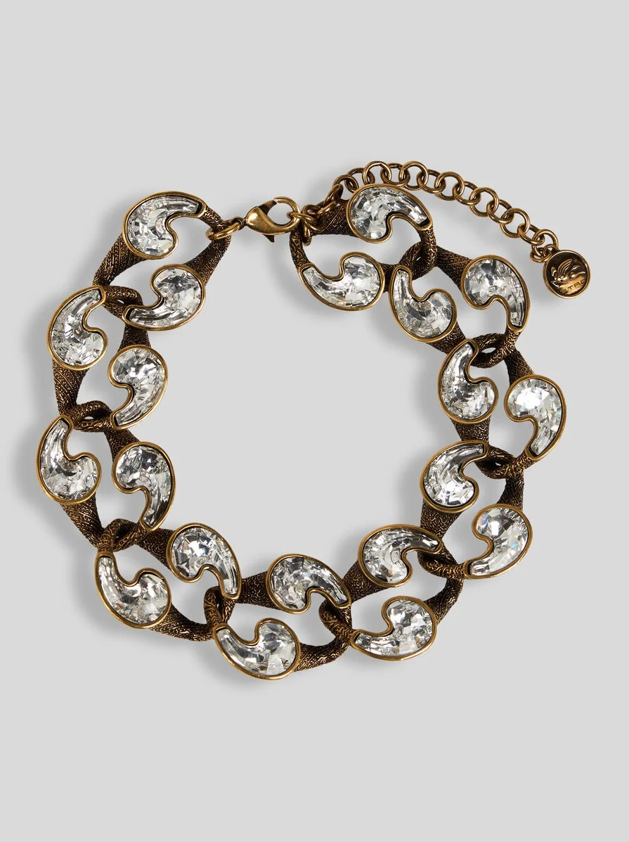 ARNICA AND CRYSTAL PAISLEY NECKLACE - 1