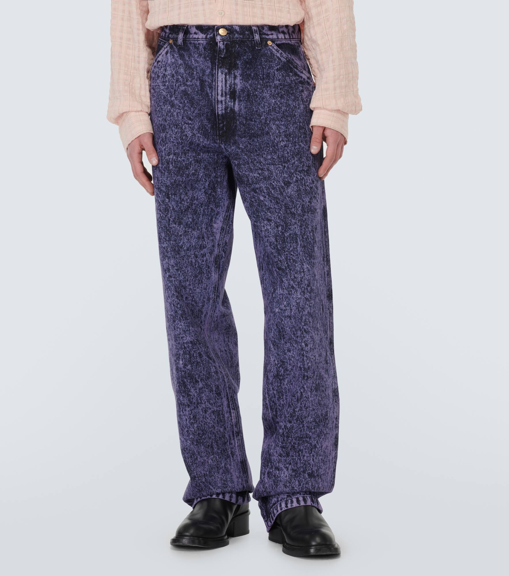 Low-rise straight jeans - 3
