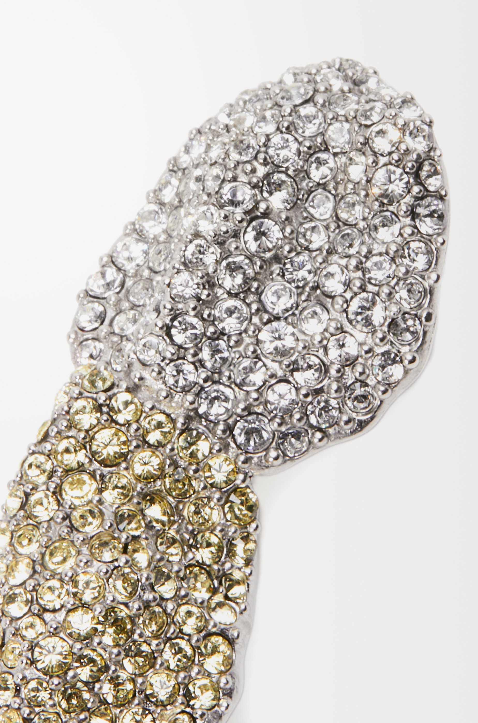Glitter Fragment earrings in sterling silver and crystals - 5