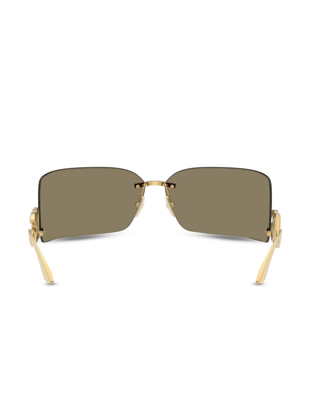 logo-plaque sunglasses - 4