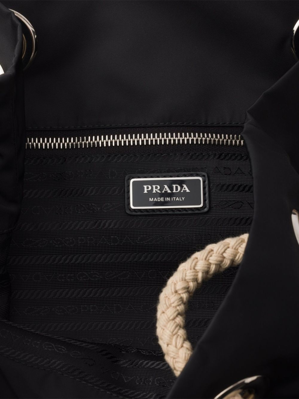 Re-Nylon drawstring tote bag - 7