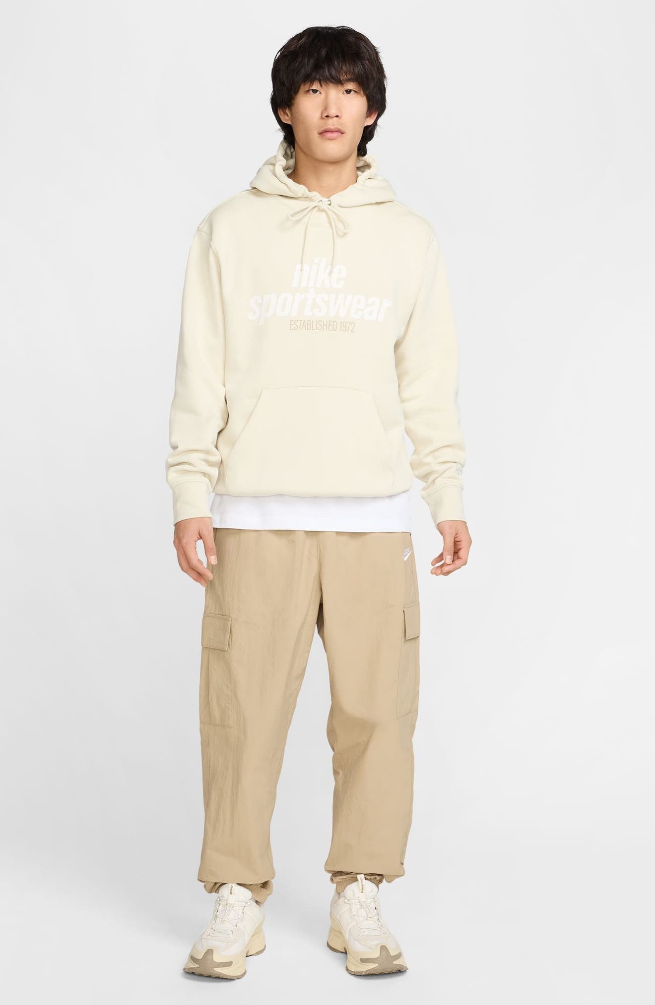 Nike Club Woven Cargo Pants in Parachute Beige at Nordstrom - 4