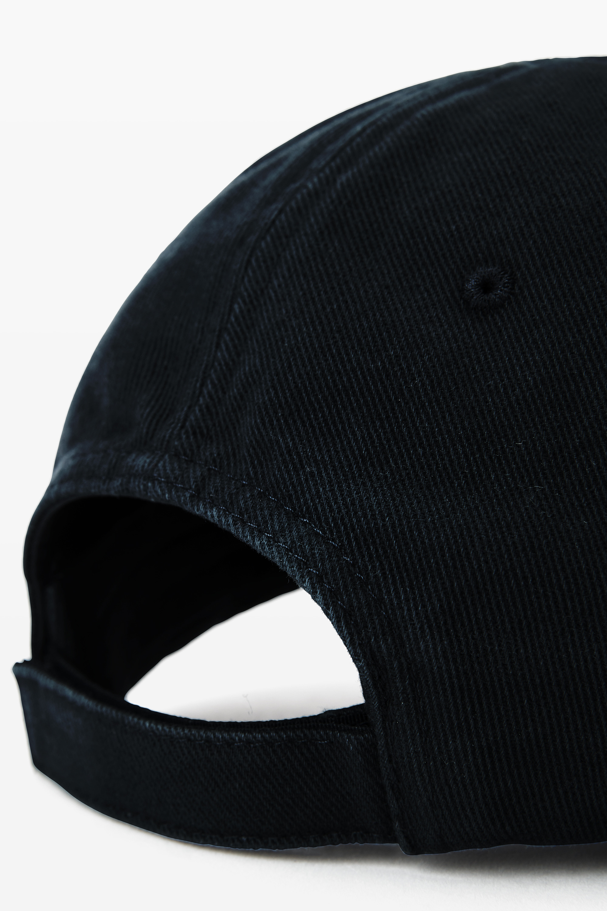 Black Graffiti Logo Baseball Cap - 6