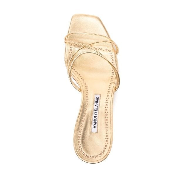 Gold Ninfemu sandals - 4