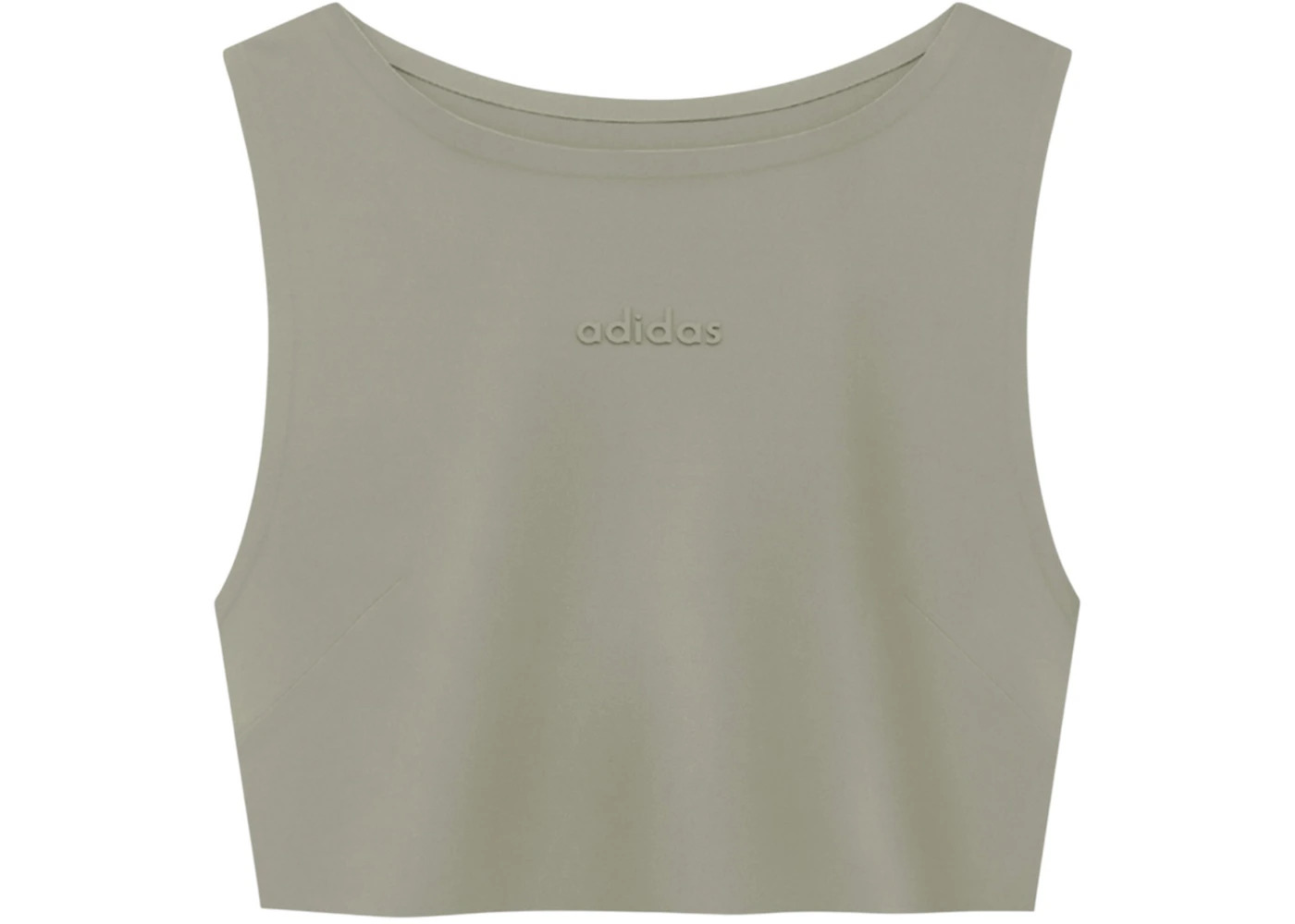 adidas x Fear of God Athletics Women's Cropped Tank Top Clay - 1