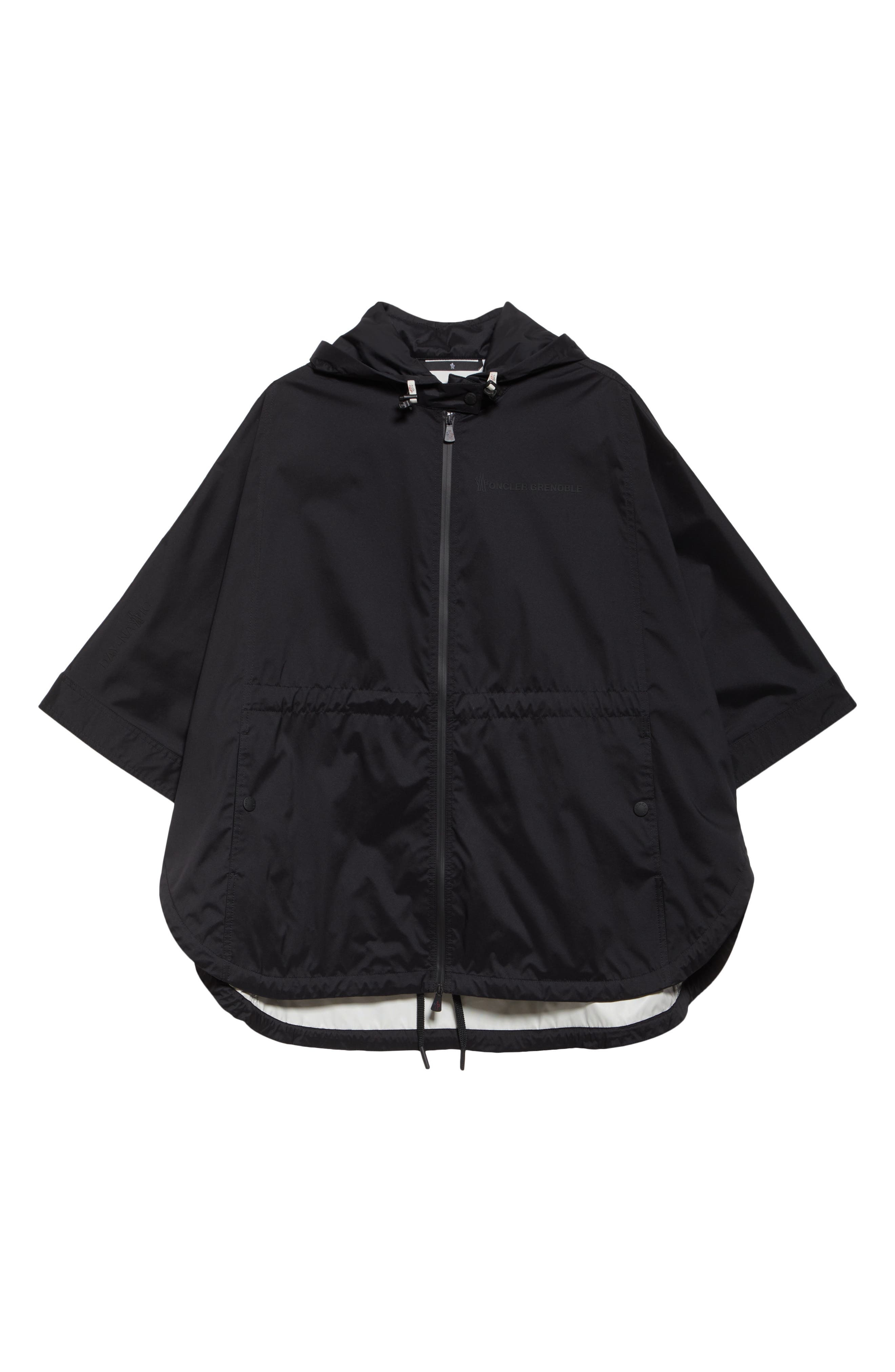 Moncler Grenoble Vorassay Poncho Jacket in Black at Nordstrom - 6