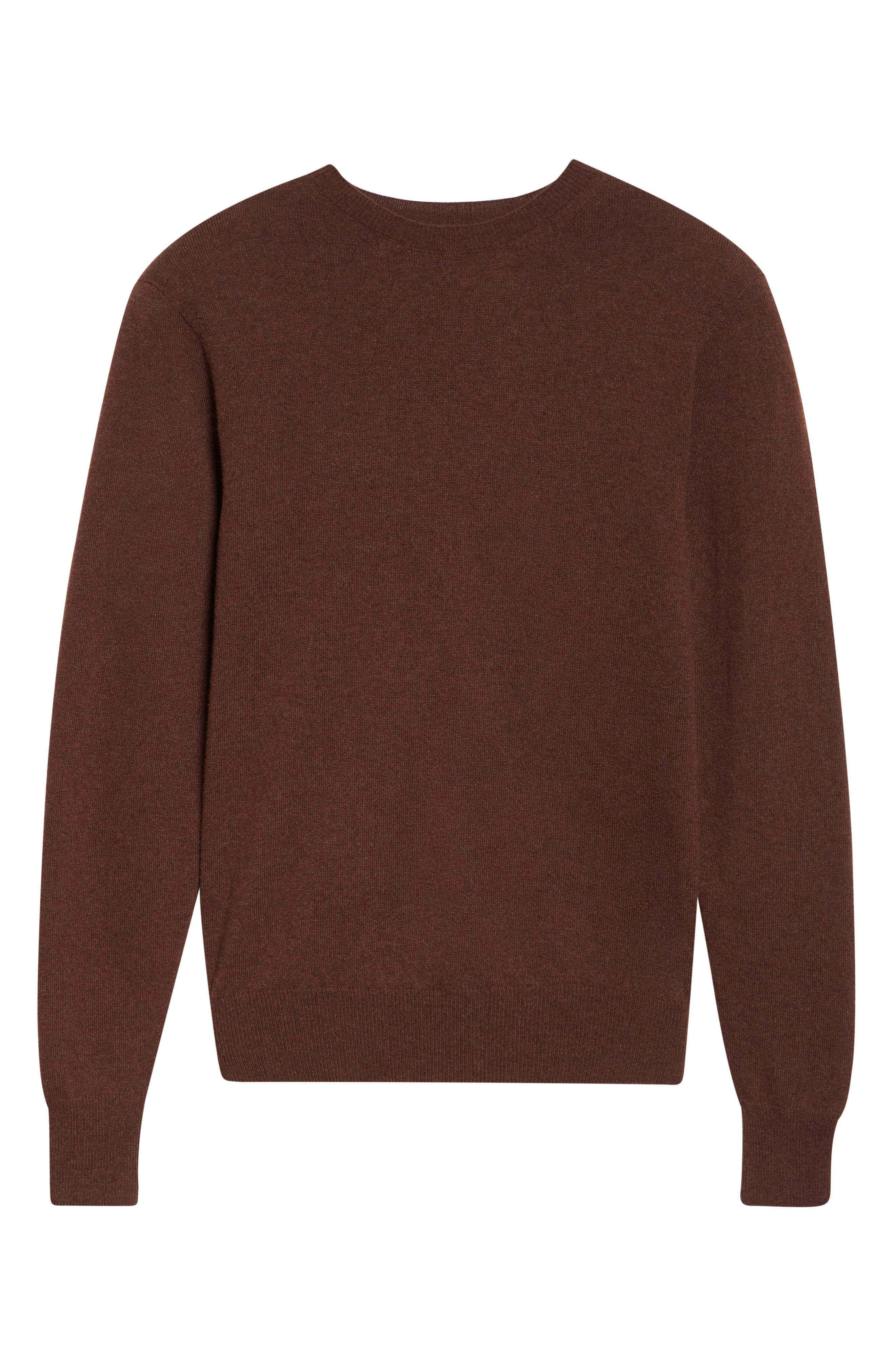 Stella McCartney Cashmere & Virgin Wool Sweater in Chocolate Brown at Nordstrom - 5
