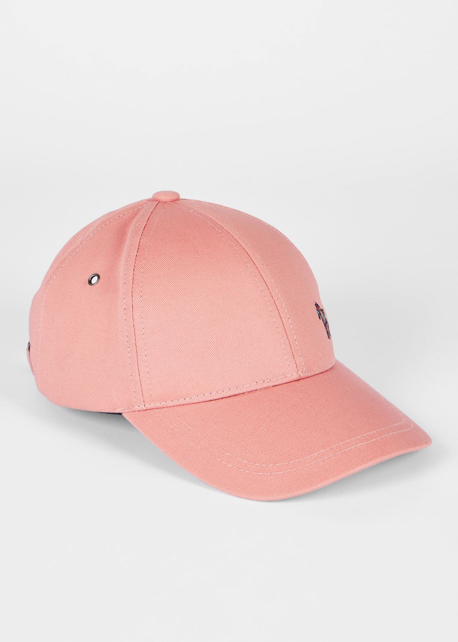 Women's Pink 'Zebra' Cotton Baseball Cap - 2