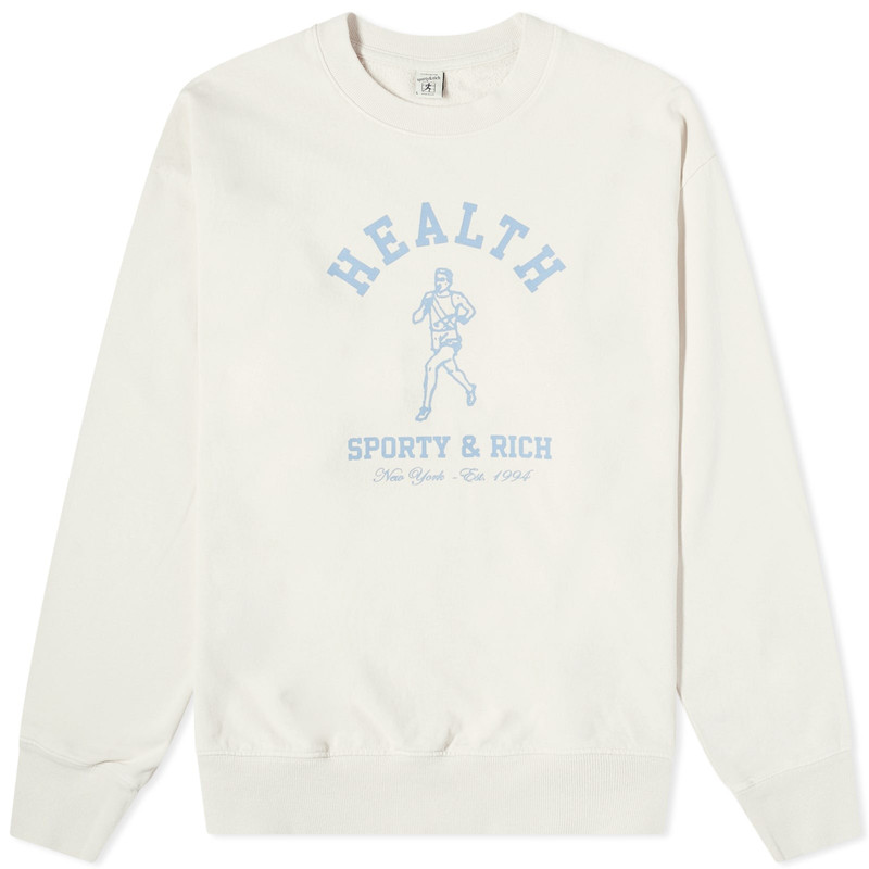 Sporty & Rich NY Running Club Crew Sweat 1