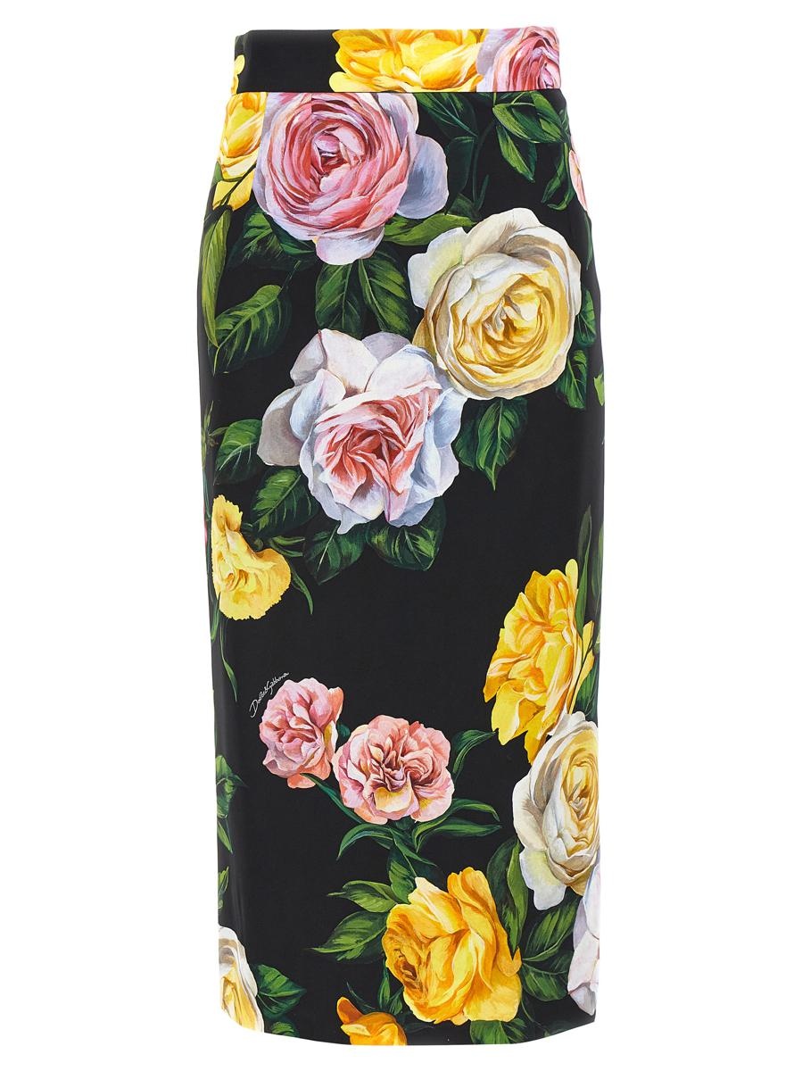Dolce & Gabbana Dolce & Gabbana Floral Longuette Skirt