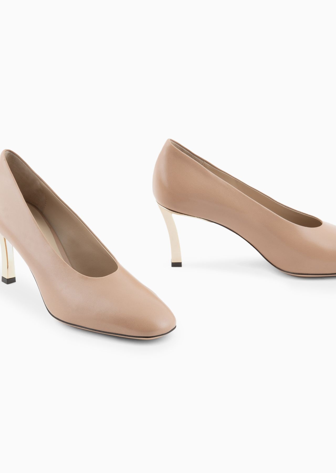 Nappa leather court shoes - 5