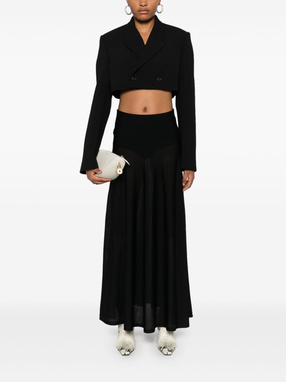 Fluid knitted skirt - 2
