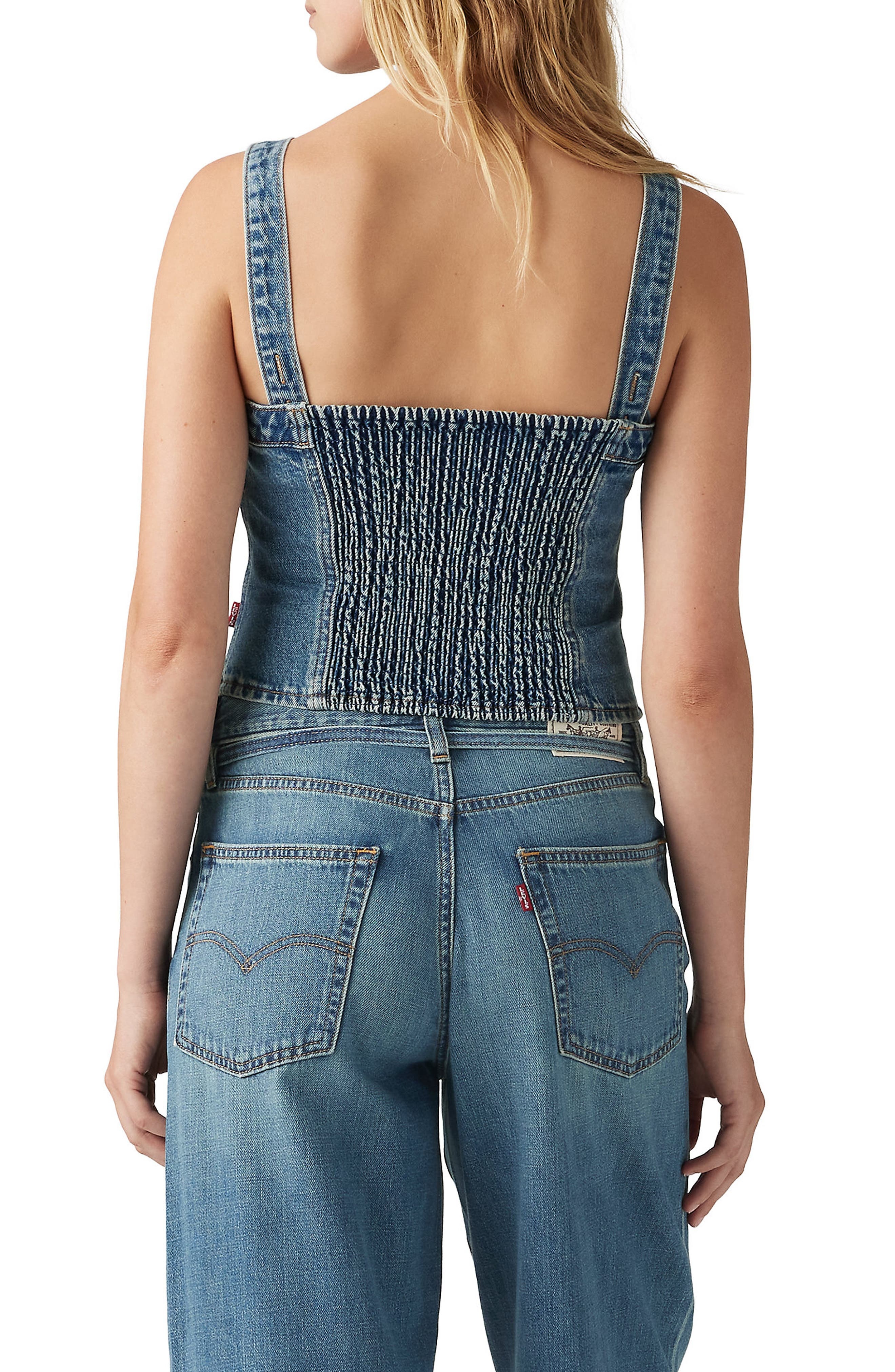 levi's Sculpted Bustier Top in Verified Vintage Bustier at Nordstrom - 2