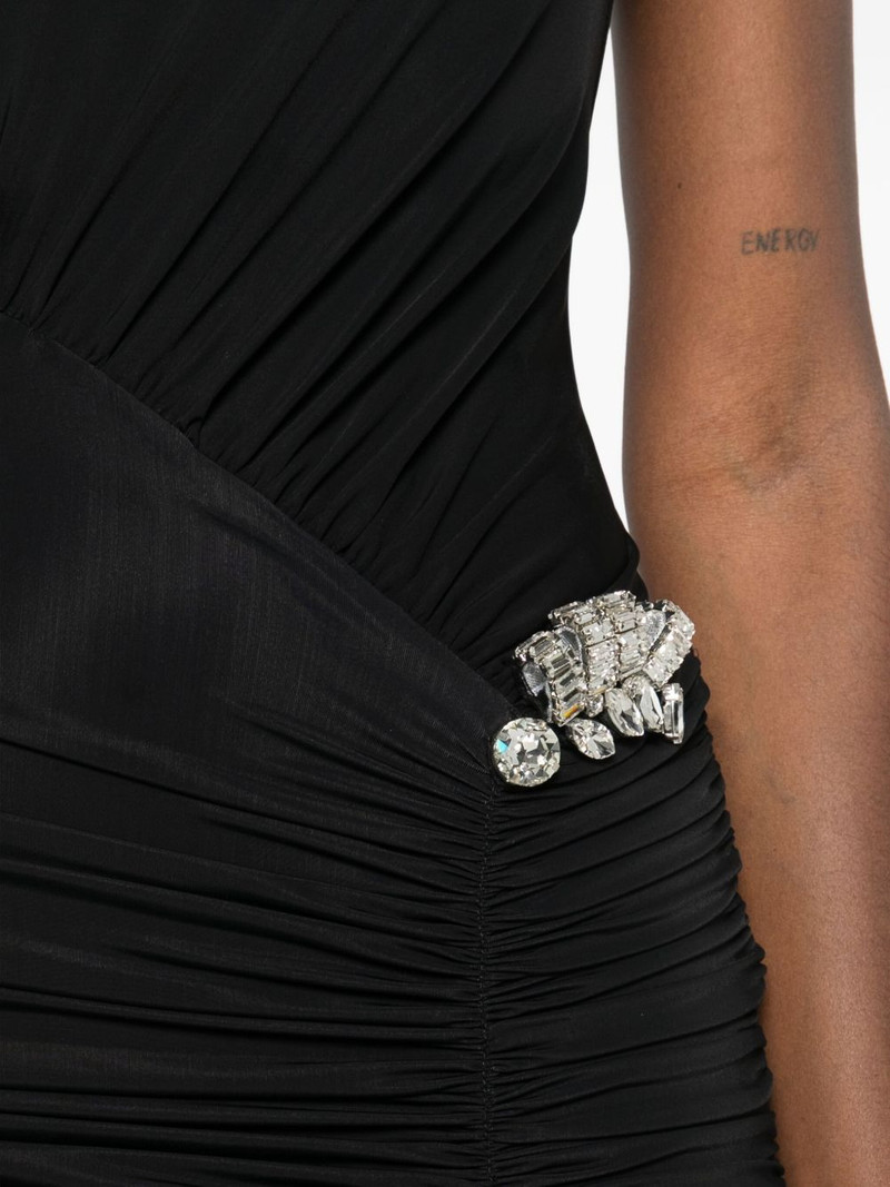 embellished ruched dress 5